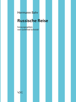 cover image of Hermann Bahr / Russische Reise